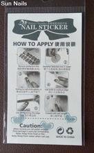 New 2014 False Nails Art Stickers Minx Elegant Fingernails Styling Tools Full Cover Water Transfer Manicure