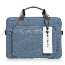 2015 New Canvas Laptop Bag Case Ultrabook Computer Bag For Notebook Free Keyboard Cover Case for