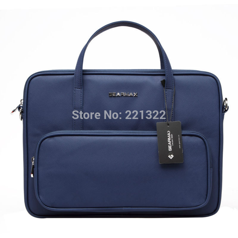 13 3 Laptop Bag For Macbook Air Notebook Laptop Computer Bag PU Leather Three Colors Computer