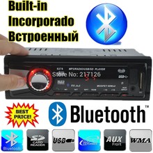 Радио стерео Bluetooth телефон AUX-IN FM / USB / 1 Din / дистанционного управления для iPhone / Samsung андроид 12 V аудио радиоприемников