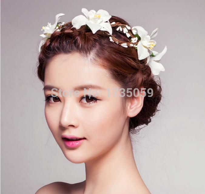 flower crown Spring hair crown floral   headband for women wedding buy accessories flower wedding