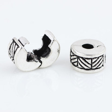 Alloy Beads Spot Round Chamilia DIY beads Stopper beads Spacer Murano Lock Bead Charm Fit For Pandora Bracelet Charms 0305