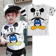 Mickey Minnie Baby Boys Girls Short Sleeve Tops T Shirts Clothes 2 7Y