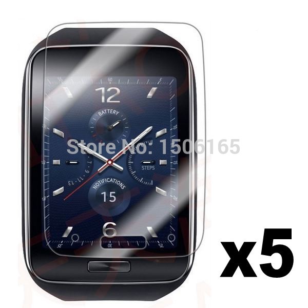 New 5x CLEAR LCD Screen Protector Guard Cover Film Shield For Samsung Gear S SM R750