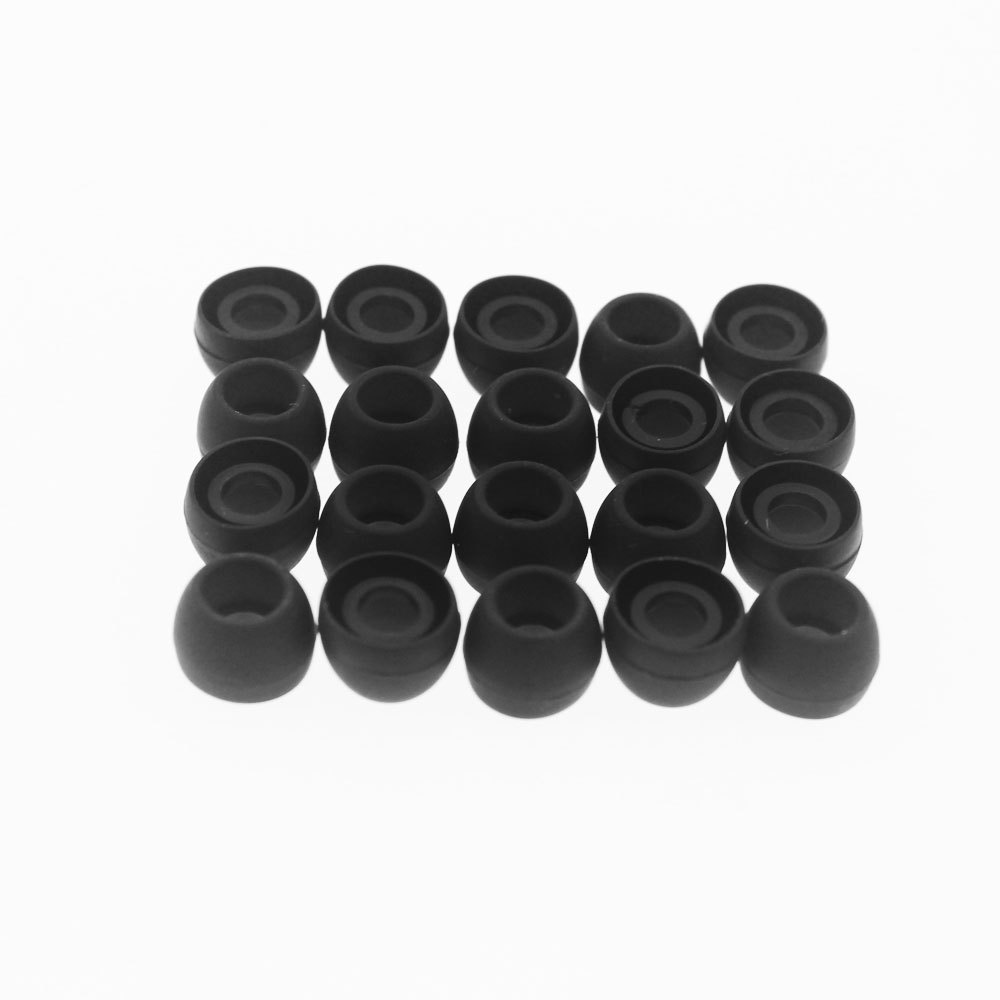 Wholesale 200 Pairs Black Small Size Replacement Silicone EARBUD Tips for Skullcandy Sony Bluetooth LG Earphones