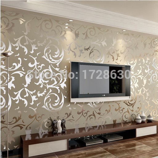 Wohnzimmer tapeten silber – elvenbride.com
