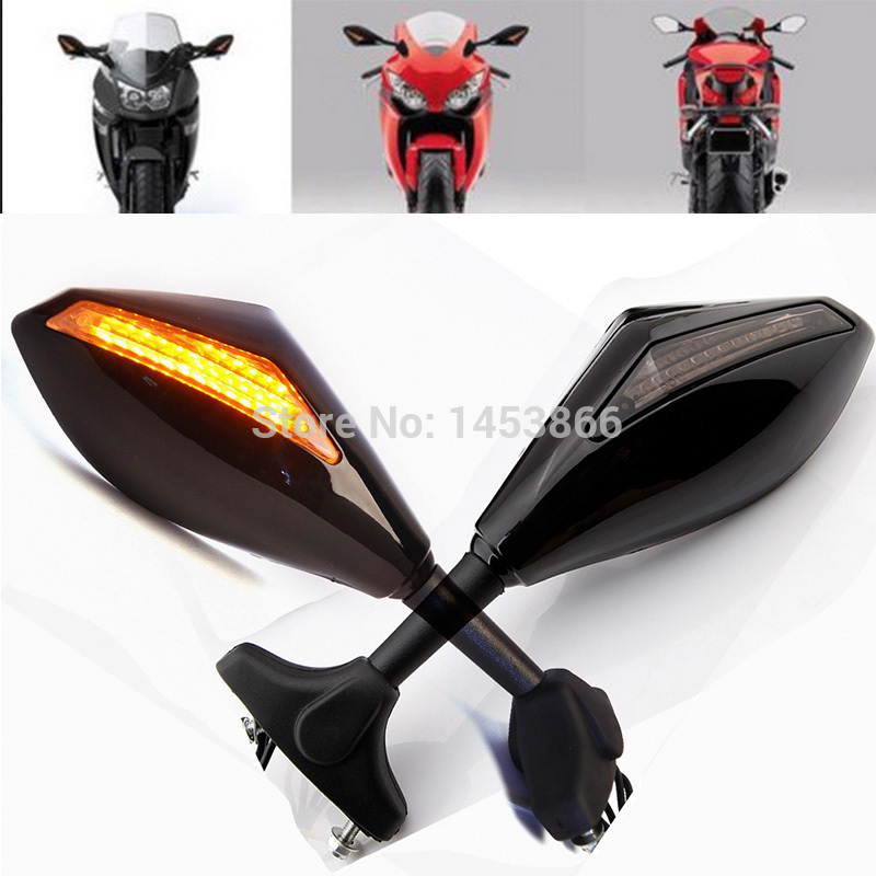 Боковые зеркала и Аксессуары для мотоцикла MOTORCYCLE LED MIRRORS HONDA CBR 250 600 1000 RR F3 F4