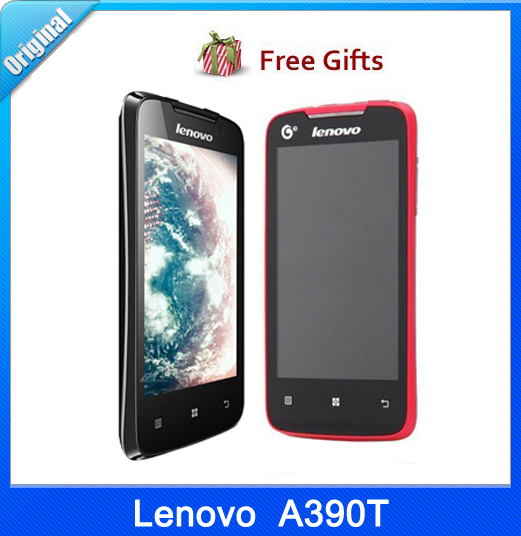 Original Lenovo A390T 4 0 inch TFT Screen Android OS 4 0 Smart Phone SC8825 Dual