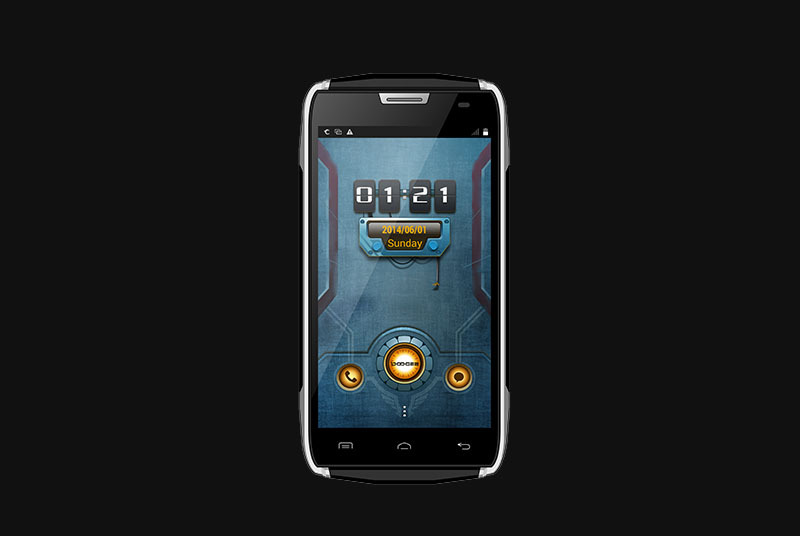 Original Doogee DG700 MTK6582 Quad Core Dustproof Cell Phone Android 4 4 8MP 4000mAh Battery WCDMA