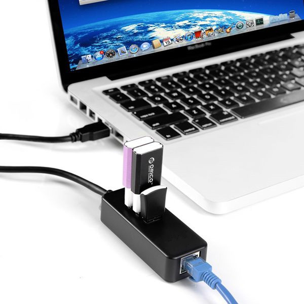 Купить Цена 3 порта usb 3.0 хаб 10/100/1000 Мбит/с gigabit rj45 ...