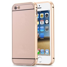 Metal Aluminum Acrylic Cover for iphone 4 4s Deluxe Mobile Phone Accessories Light Cool Ultra Slim Hard Back Case for iphone4 4s