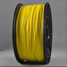 1.75mm ABS filament for 3d printer yellow color hot sale