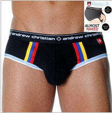 free shipping AC male cotton underwear men andrew christian sexy men boxers underwear comfortable AC cup boxer men ST505