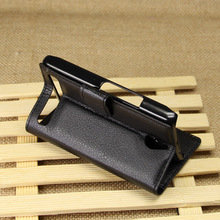 Luxury Top quality PU Leather Flip Case for Sony XPERIA E1 Falcon D200X Stand Wattet Style