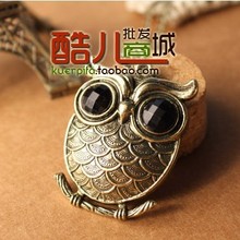 fashion vintage carved owl necklace long design custome jewlery free shipping