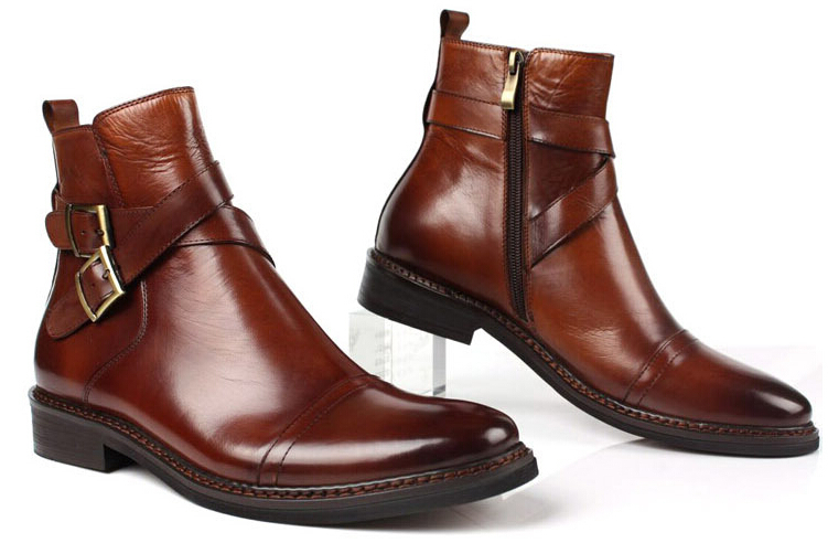 Men Zipper Boots - Yu Boots