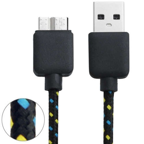 Nylon Braided Micro USB 3 0 Data Transfer Charge Sync Cable for Samsung Galaxy Note III