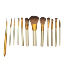 2015 hot sale 12 Pcs new nake 3 makeup brushes NK3 Brush kit Sets for eyeshadow