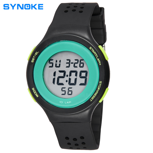 SYNOKE Brand Watches Women Men Watch Swim Breathable Digital Watch Metrosexual Classic Preferred 6 Colors 67866