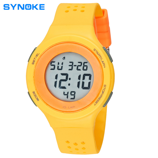 SYNOKE Brand Watches Women Men Watch Swim Breathable Digital Watch Metrosexual Classic Preferred 6 Colors 67866