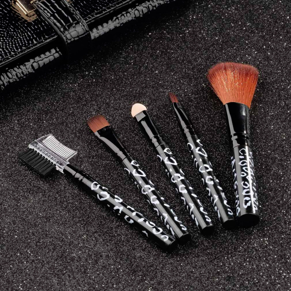 1 Set 5pcs Cosmetic Makeup Brush Foundation Comb High Quality