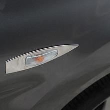 one lot 2pcs Stainless Steel side light cover trim for MITSUBISHI ASX MITSUBISHI ASX Accessories