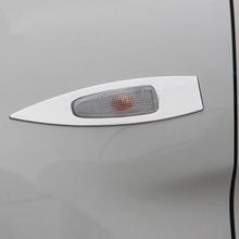 one lot 2pcs Stainless Steel side light cover trim for MITSUBISHI ASX MITSUBISHI ASX Accessories
