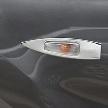 one lot 2pcs Stainless Steel side light cover trim for MITSUBISHI ASX MITSUBISHI ASX Accessories