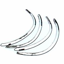FENDER FLARES Wheel Extension Wheel Arches Stainless Steel Silver for MITSUBISHI ASX MITSUBISHI ASX Accessories 2013
