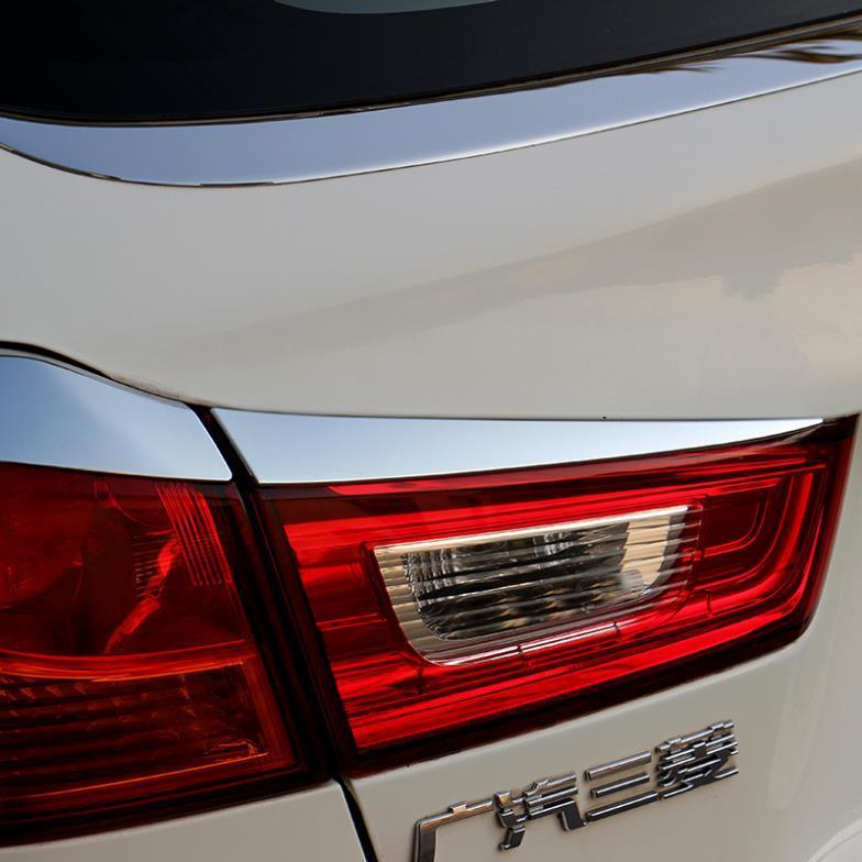 Chrome Rear Headlight Headlamp Head lights Cover Trim for Mitsubishi ASX MITSUBISHI ASX Accessories 2013