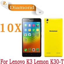 Cell Phone Lenovo Lemon K3 Diamond LCD Screen Protectors,10pcs 5.0″inch Lenovo K30-T K3-T K3-W K3 Bling Screen Guard Film