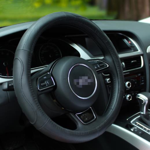 New High grade leather steering wheel cover for MITSUBISHI outlander ASX auto accessories