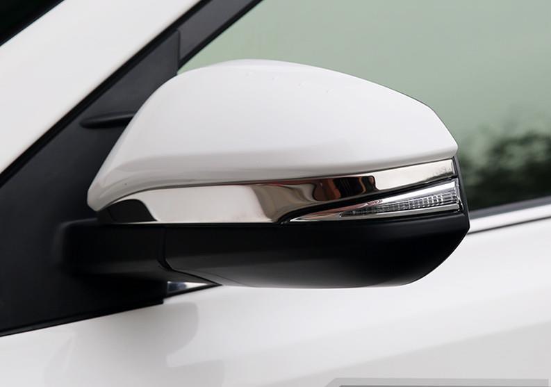 Side Door Mirrors Rearview Stripe Cover TRIM For 2013 2014 TOYOTA RAV4 RAV 4 XA40 13