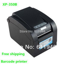 Free by DHL Direct Thermal Line 3~5Inch/Sec USB port Barcode Label Printer, thermal barcode printer XP-350B bar code printer