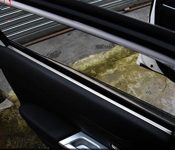 New Inner car window Stainless Steel trim for MITSUBISHI ASX 2011 2013 MITSUBISHI ASX Accessories