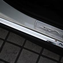 Car stainless steel scuff plate under door sill 2pcs car accessories for MITSUBISHI ASX MITSUBISHI ASX