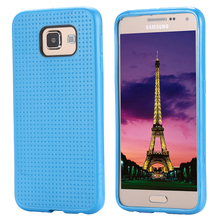Hot! Cute Soft Thin Cover for Samsung Galaxy S6 G920 Slim TPU Honeycomb Dots Mobile Phone Accessories Back Cases for Galaxy S6