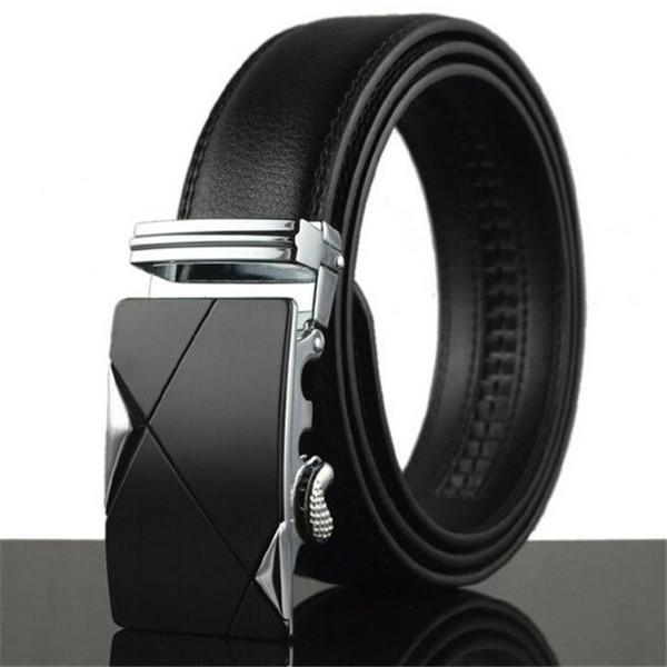 Y16 Mens Luxury Brand Belt Send a Friend a Gift Golden And Black Genuine Leather Belt