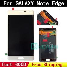 Wholesale Mobile phone spare parts 100% Original New for Samsung Galaxy Note edge n9150 LCD display touch screen Digitizer white