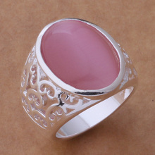 Trendy ring jewelry 2015 silver big stone sexy Ring top quality wholesale women big oval CZ