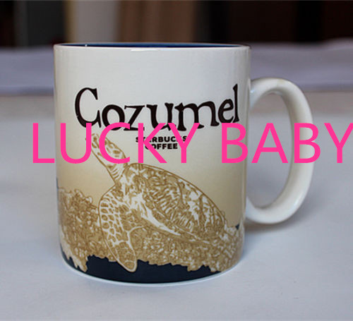 Classic mug Global City Cup Ceramic cup Coffee cup mug 16oz Cozumel