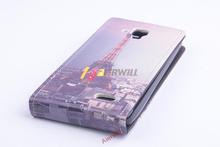 Aierwill Luxury Colored Painting Protector Leather Flip Case Cover Up and down For Lenovo A536 Smartphone