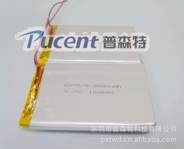 3000mah high capacity lithium polymer rechargeable lithium battery lithium battery pack 655575