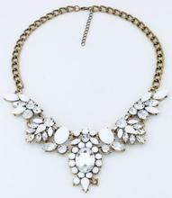 Star Jewelry Fashion 6 colors Brand Flower Choker Luxury Fashion Rhinestone Necklaces For Women 2015 New
