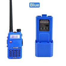 BaoFeng UV 5R Walkie Talkie Dual Band Transceiver 136 174Mhz 400 520Mhz Radio with 3800mAH Battery
