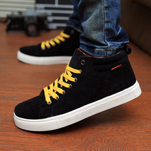 In the spring of 2014 new men s shoes wholesale Korean high shoes breathable pure leisure