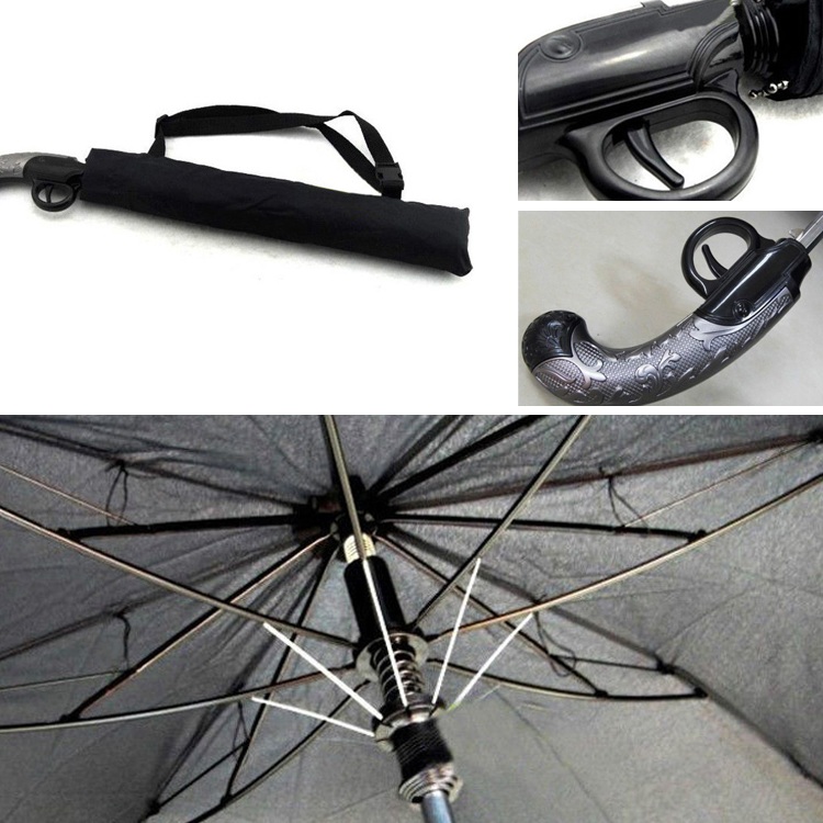 New Fashion Men Automatic Novelty Items Umbrella Two folding Black Personality Handle Umbrellas Sun Rain Wind