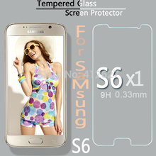 Free Shipping Protector For Samsung Galaxy S6 G9200 Premium Tempered Glass Film side arc Screen Film for Galaxy S6 Stock