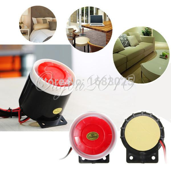 Hot 12V For DC Mini Wired Siren Horn For Wireless Home Alarm Security System House Office