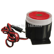 Hot 12V For DC Mini Wired Siren Horn For Wireless Home Alarm Security System House Office